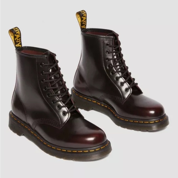 Dr. Martens Other - Dr. Martens Shiny Brown ish Lace-Up Boots 7